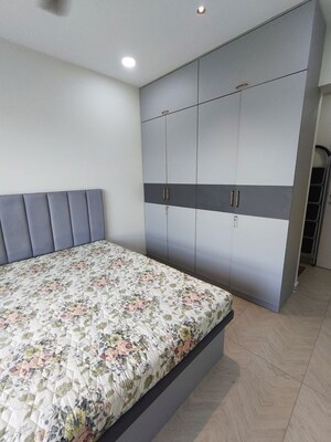 Bedroom in 2 BHK Apartment at Gurukrupa Marina Enclave, Malad West – for Rent