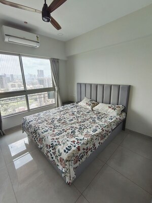 Bedroom in 2 BHK Apartment at Gurukrupa Marina Enclave, Malad West – for Rent