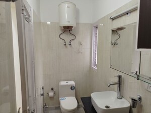 Bathroom in 1 BHK Builder Floor at Greater Kailash ii – for Rent