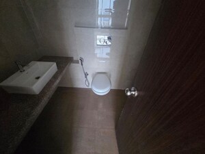Bathroom in 1 BHK Apartment at Adityaraj Breeze, Vikhroli East – for Rent