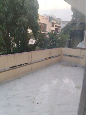 Balcony in 3 BHK Builder Floor at Greater Kailash ii – for Rent