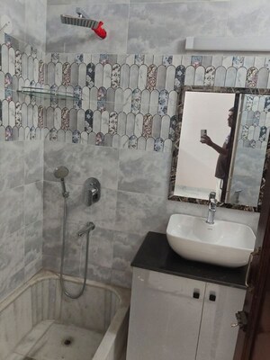 Bathroom in 3 BHK Builder Floor at Greater Kailash ii – for Rent