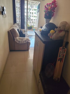 Living Room in 3 BHK Apartment at Woodsville Phase III, Moshi – for Rent
