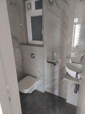 Bathroom in 1 BHK Apartment at Gurukrupa Param, Vikhroli East – for Rent