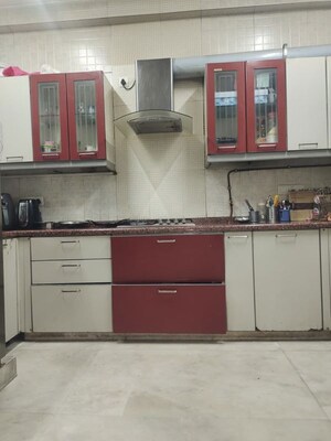 Kitchen in 3 BHK Builder Floor at Kalkaji – for Rent
