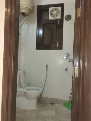Bathroom in 3 BHK Builder Floor at Kailash Colony – for Rent