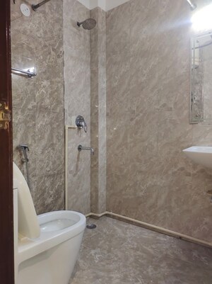 Bathroom in 3 BHK Builder Floor at Kailash Colony – for Rent