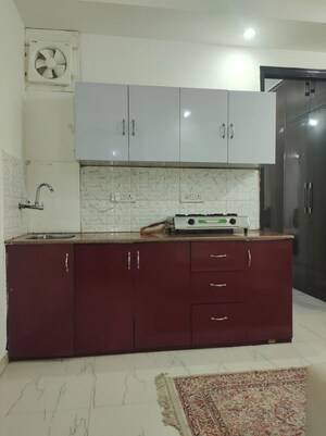 Kitchen in 1 BHK Builder Floor at Greater Kailash – for Rent