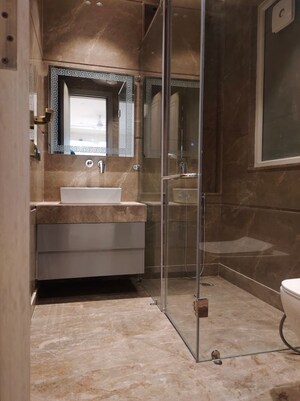 Bathroom in 3 BHK Builder Floor at Greater Kailash – for Sale