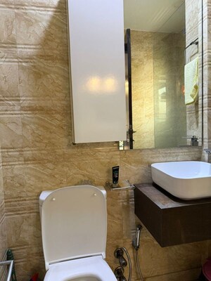 Bathroom in 3 BHK Builder Floor at East Of Kailash – for Rent