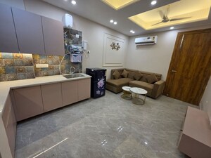 Living Room in 1 BHK Builder Floor at Sushant Lok I – for Rent