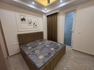 Bedroom in 1 BHK Builder Floor at Sushant Lok I – for Rent
