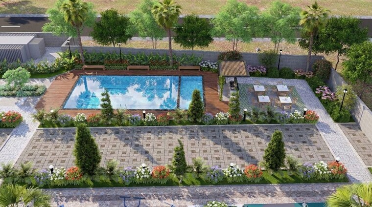 Swimming Pool, sln-nidhi-aura 4 Bedroom 2470 Sq.Ft. Villa In Gullakaipura Bangalore 10660478