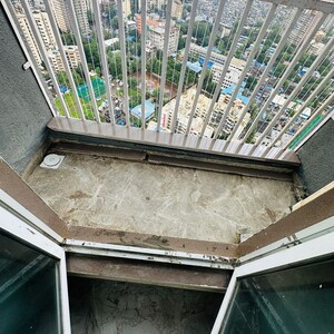 Balcony in 1 BHK Apartment at Shraddha Vardaan, Tirandaz – for Rent
