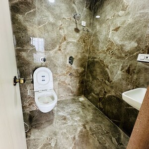 Bathroom in 1 BHK Apartment at Shraddha Vardaan, Tirandaz – for Rent