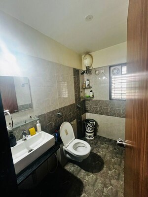 Washroom in 2 BHK Apartment at Siddhesh Optimus, Viman Nagar – for Rent