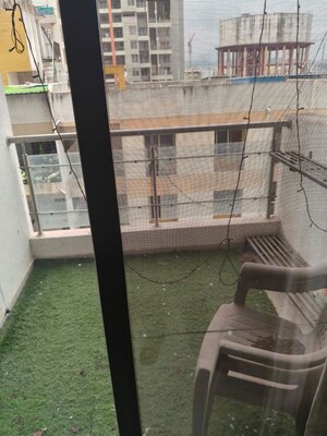 Balcony in 2 BHK Apartment at Apex platinum Apex Atlantis, Balewadi – for Rent