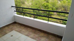 Balcony in 3.5 BHK Apartment at Bhusari Colony – for Rent
