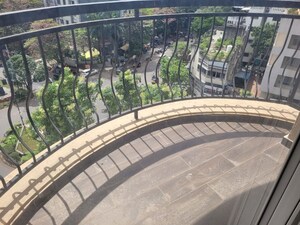 Balcony in 4 BHK Apartment at Ethique Hrishikesh CHS, Model Colony – for Rent