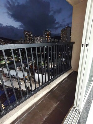 Balcony in 1 BHK Apartment at Raunak Residency Thane, Pokhran Road No One – for Rent