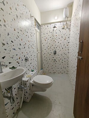 Bathroom in 1 BHK Apartment at Raunak Residency Thane, Pokhran Road No One – for Rent