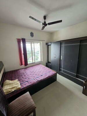 Bedroom in 2 BHK Apartment at Sukhwani Callisto, Wakad – for Rent