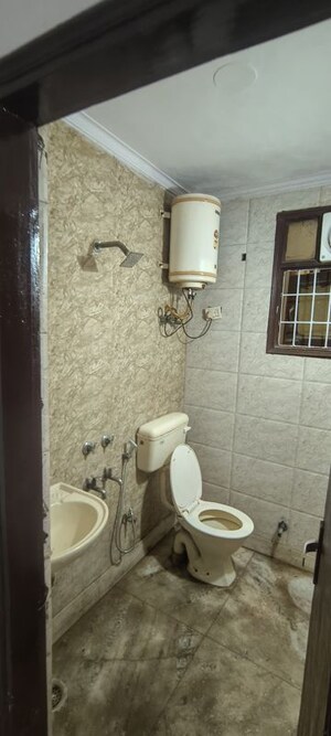 Bathroom in 2 BHK Builder Floor at Panchsheel Vihar – for Rent