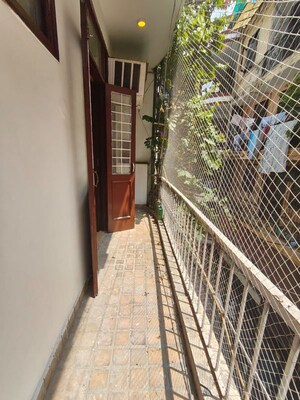 Balcony in 1 BHK Builder Floor at Freedom Fighters Enclave – for Rent