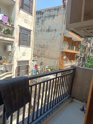 Balcony in 1 BHK Builder Floor at Freedom Fighters Enclave – for Rent