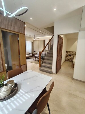 Stairs in 4 BHK Villa at Pacific Pushpak Paradise, Ankodiya – for Sale
