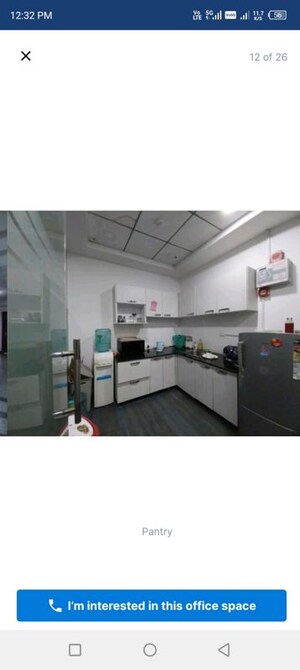 Kitchen in  Office Space at Bestech Business Tower, Sector 48 – for Rent