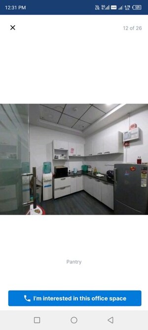 Kitchen in  Office Space at Bestech Business Tower, Sector 48 – for Rent