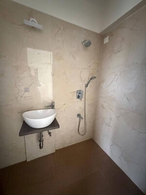 Bathroom in 3 BHK Apartment at Chaitanya Anand Lunkhod CHSL, Andheri West – for Rent