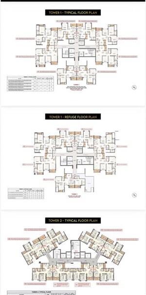 Floor Plan in 2 BHK Apartment at Saheel Landmarc, Hinjewadi – for Sale