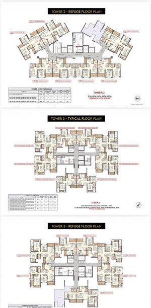 Floor Plan in 2 BHK Apartment at Saheel Landmarc, Hinjewadi – for Sale