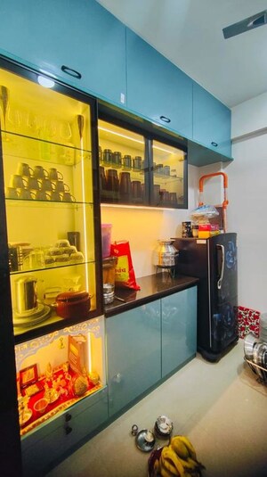 Kitchen in 1 BHK Apartment at Banyan Tree Apartments Kharadi, Kharadi – for Rent