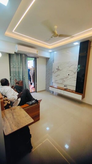 Living Room in 1 BHK Apartment at Banyan Tree Apartments Kharadi, Kharadi – for Rent
