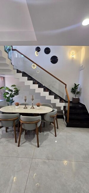 Dining area in 4 BHK Villa at Viswam Aarana Villa, Khanpur – for Sale