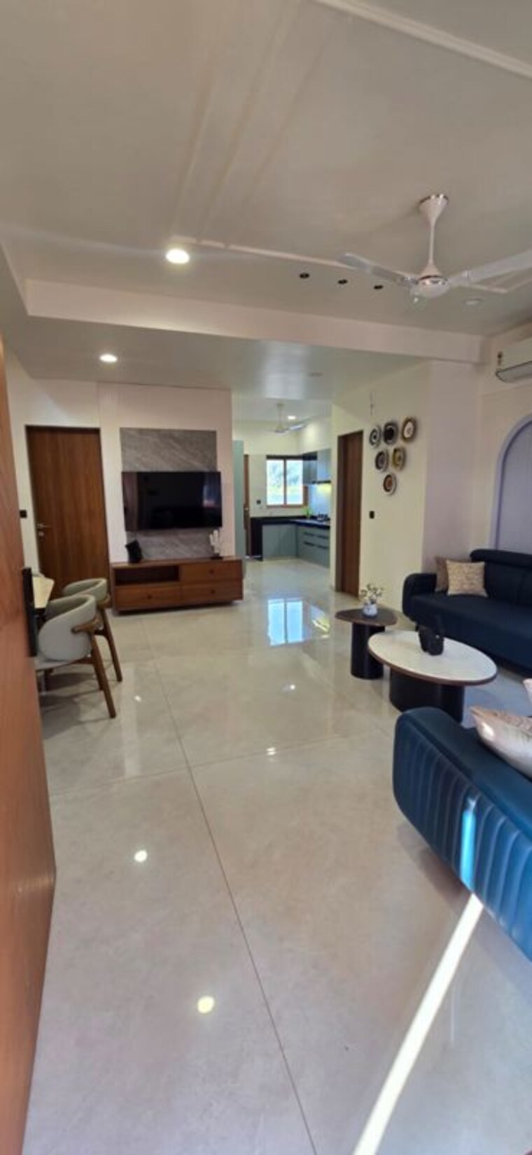 Living Room, viswam-aarana-villa 4 Bedroom 1608 Sq.Ft. Villa In Khanpur Vadodara 10661006