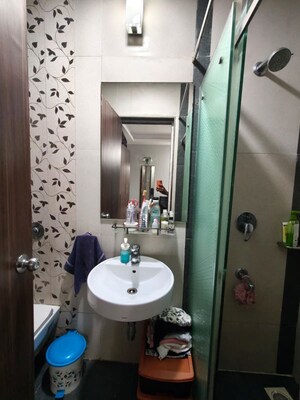 Bathroom in 3 BHK Apartment at HDIL Metropolis Residences, Andheri West – for Rent