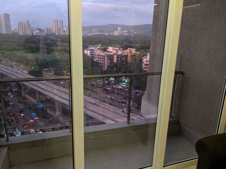 Balcony, lodha-fiorenza 2 Bedroom 800 Sq.Ft. Apartment In Goregaon East Mumbai 10661048