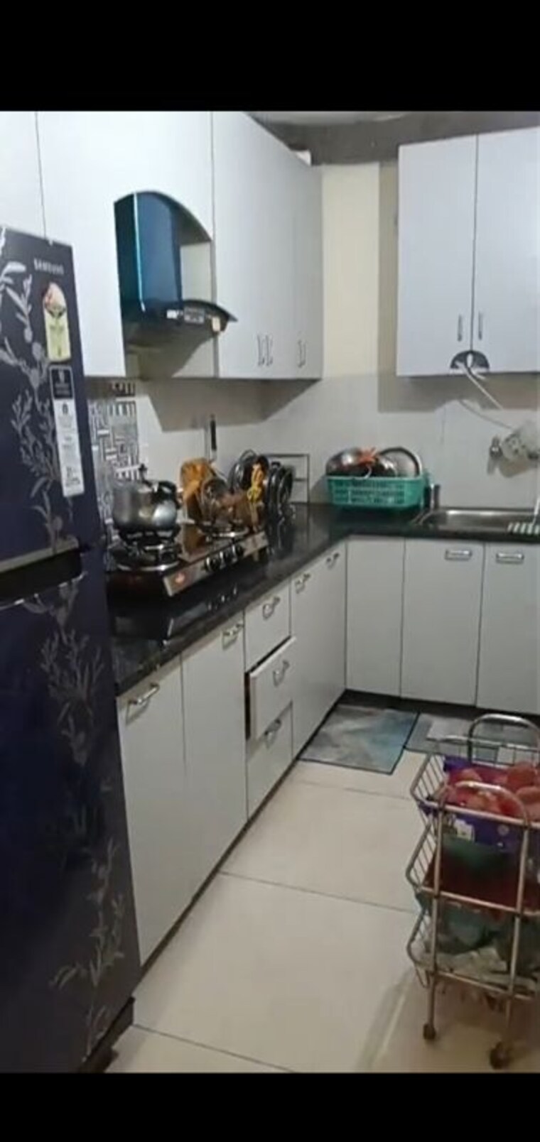 Kitchen, a-v-vihaan-galaxy 2 Bedroom 1000 Sq.Ft. Builder Floor In Kulesara Greater Noida 10661094