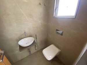 Bathroom in 3.5 BHK Apartment at Moreshwar 19 East, Nerul – for Rent