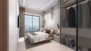 Bedroom in 2 BHK Apartment at Sai Shweta Residency, Mira Road – for Rent