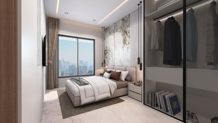 Bedroom, sai-shweta-residency 2 Bedroom 945 Sq.Ft. Apartment In Mira Road Thane 10661130