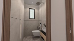 Bathroom in 2 BHK Apartment at Sai Shweta Residency, Mira Road – for Rent