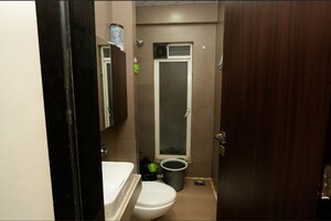 Bathroom in 2 BHK Apartment at Akshar Green World, Dighe – for Rent