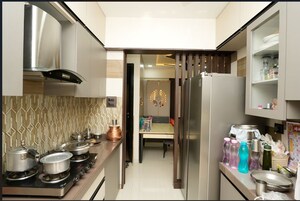 Kitchen in 2 BHK Apartment at Akshar Green World, Dighe – for Rent