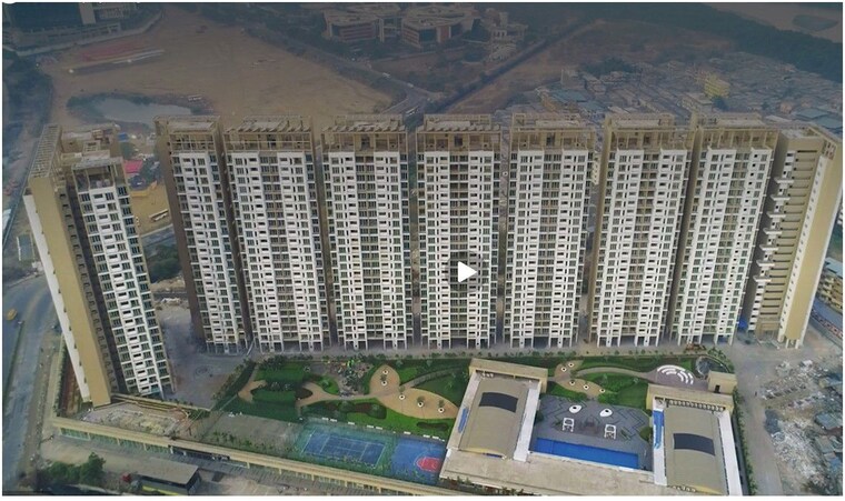 Exterior View, akshar-green-world 2 Bedroom 1010 Sq.Ft. Apartment In Dighe Navi Mumbai 10660829