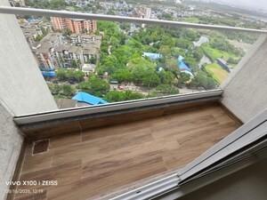 Balcony in 2.5 BHK Apartment at Ashar Arize, Kalwa – for Rent